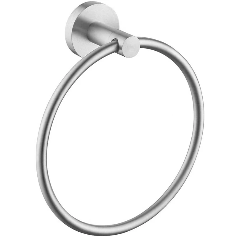 

Towel Ring for Bathroom, Hand Towel Holder Round Towel Hanger Wall Mount 304 Stainless Steel Brushed Finish(Silver)