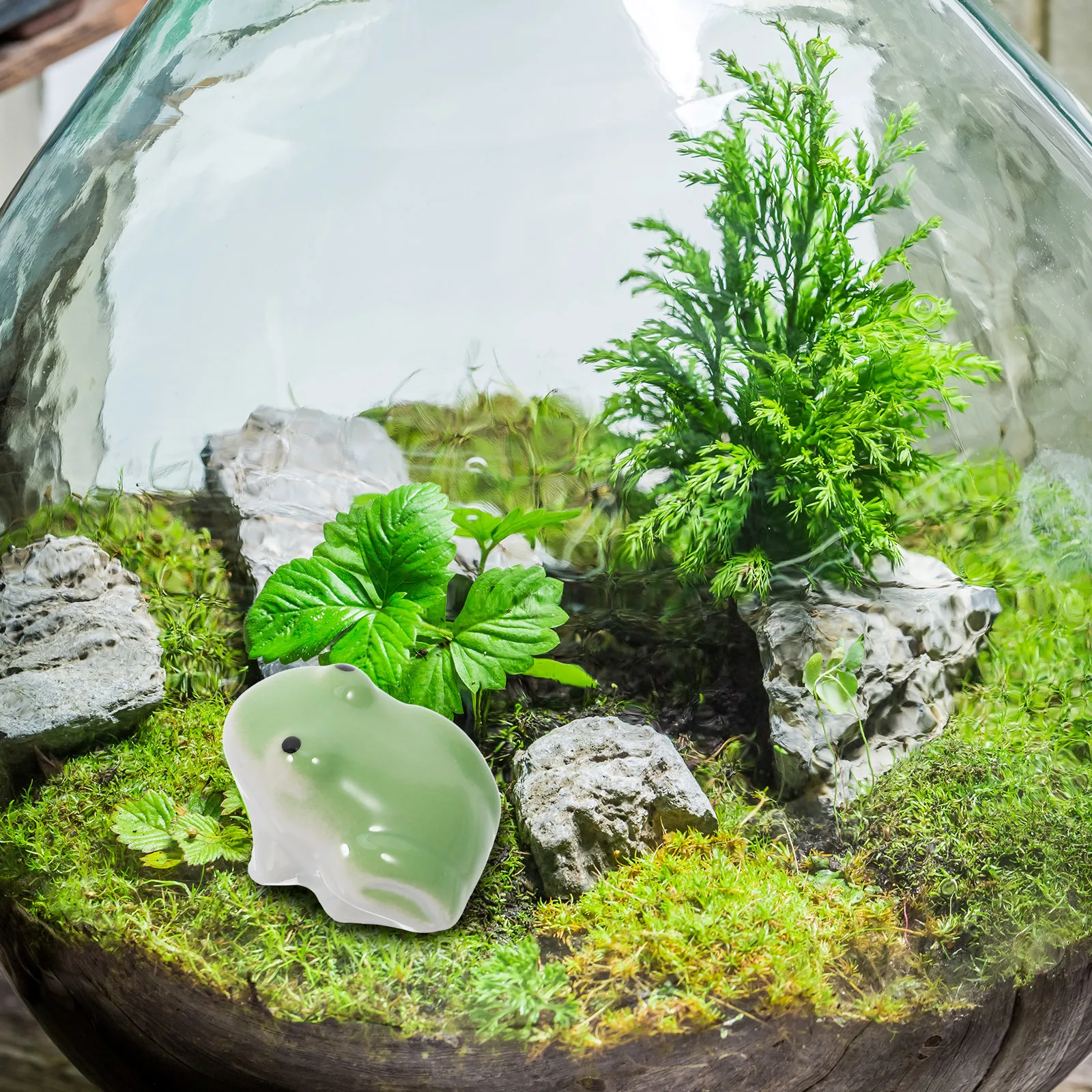 

Ceramic Aquarium Floating Animals Decor Adorable Fish Tank Ornament Underwater Craft for Household Office Aquarium Decor