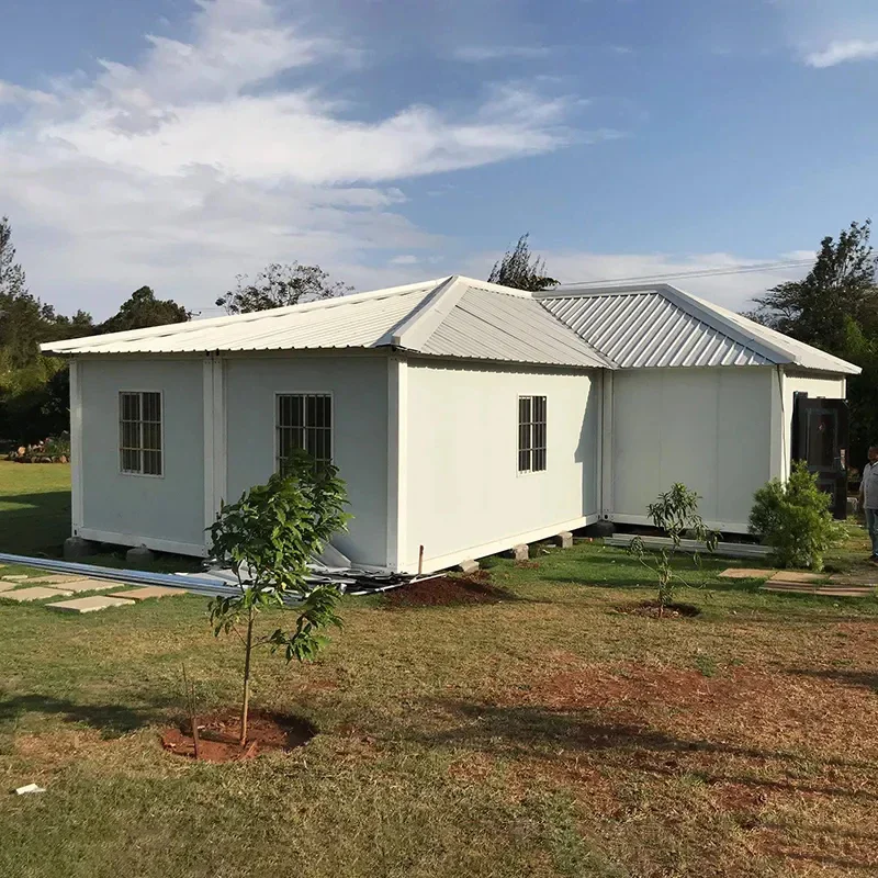 

Luxury Villa Prefab Foldable House 20ft 30ft 40ft Customized Prefab Home Expandable Container House Vacation House Homestay