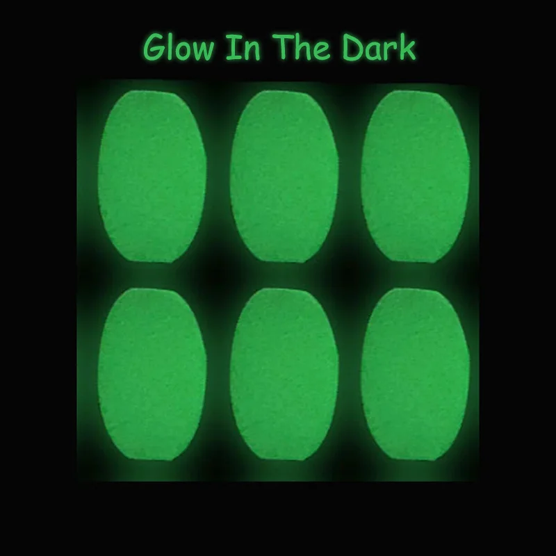 Elllv 100pcs 녹색 바닷물 낚시 원통형 부드러운 고무 빛나는 구슬 빛나는 스토퍼 낚시 후크 미끼 액세서리