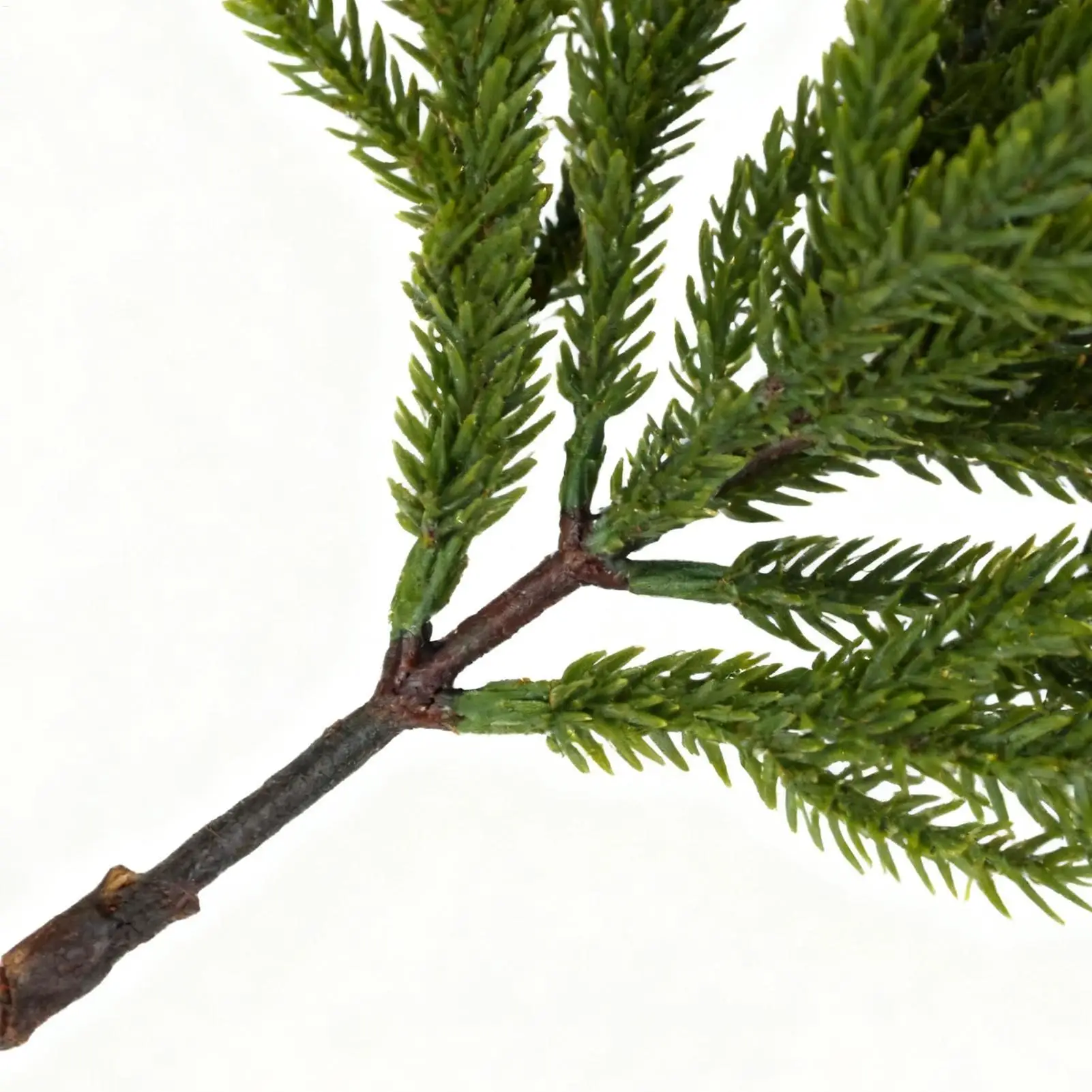 5 قطعة نباتات اصطناعية لعيد الميلاد فروع الصنوبر مع أضواء جذع الصنوبر الشمالي الواقعي للمزهرية الخضرة الاصطناعية طويلة الأمد