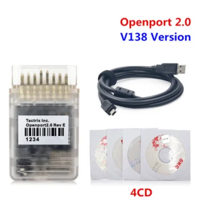 A + Tactrix Openport 2,0 с ECU FLASH, золотистый чип, инструмент для настройки чипа ECU, OBD2 коннектор J2534 для Multi Cars forbenz