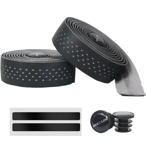 BUCKLOS Road Bike Handlebar Tape Soft PU EVA Gravel Bicycle Bar Tape Anti-Slip Shock Absorption Breath Grip Tape Cycling Parts - Image 17