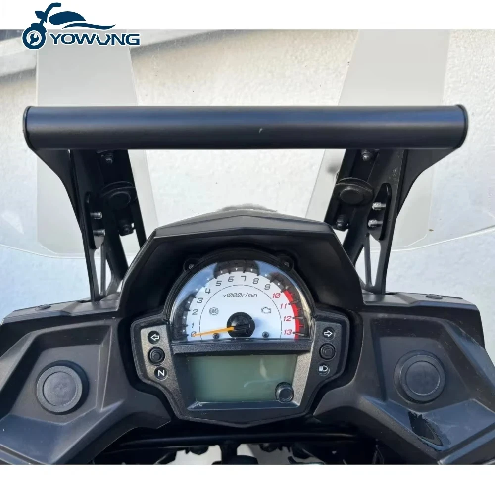 

Motorcycle Accessories For Kawasaki Versys 650 KLE 650 2015-2022 2023 2024 GPS Phone Holder Stand Navigation Extension Bracket