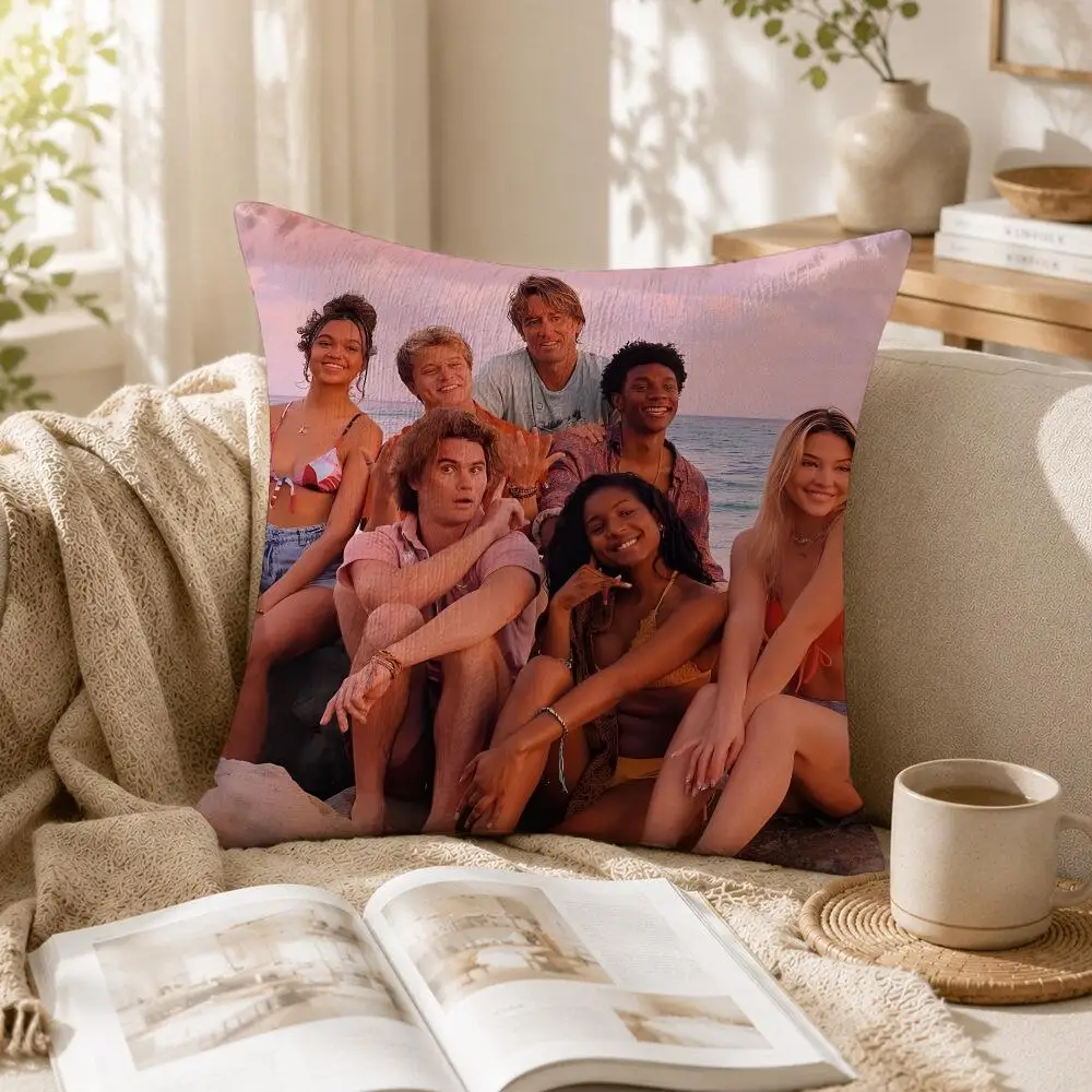 Tv Series O-Outer Banks Cushion Cover Organic Linen Square Pillow Case Naturally Durable Hypoallergenic Gentle On Sensitive Skin