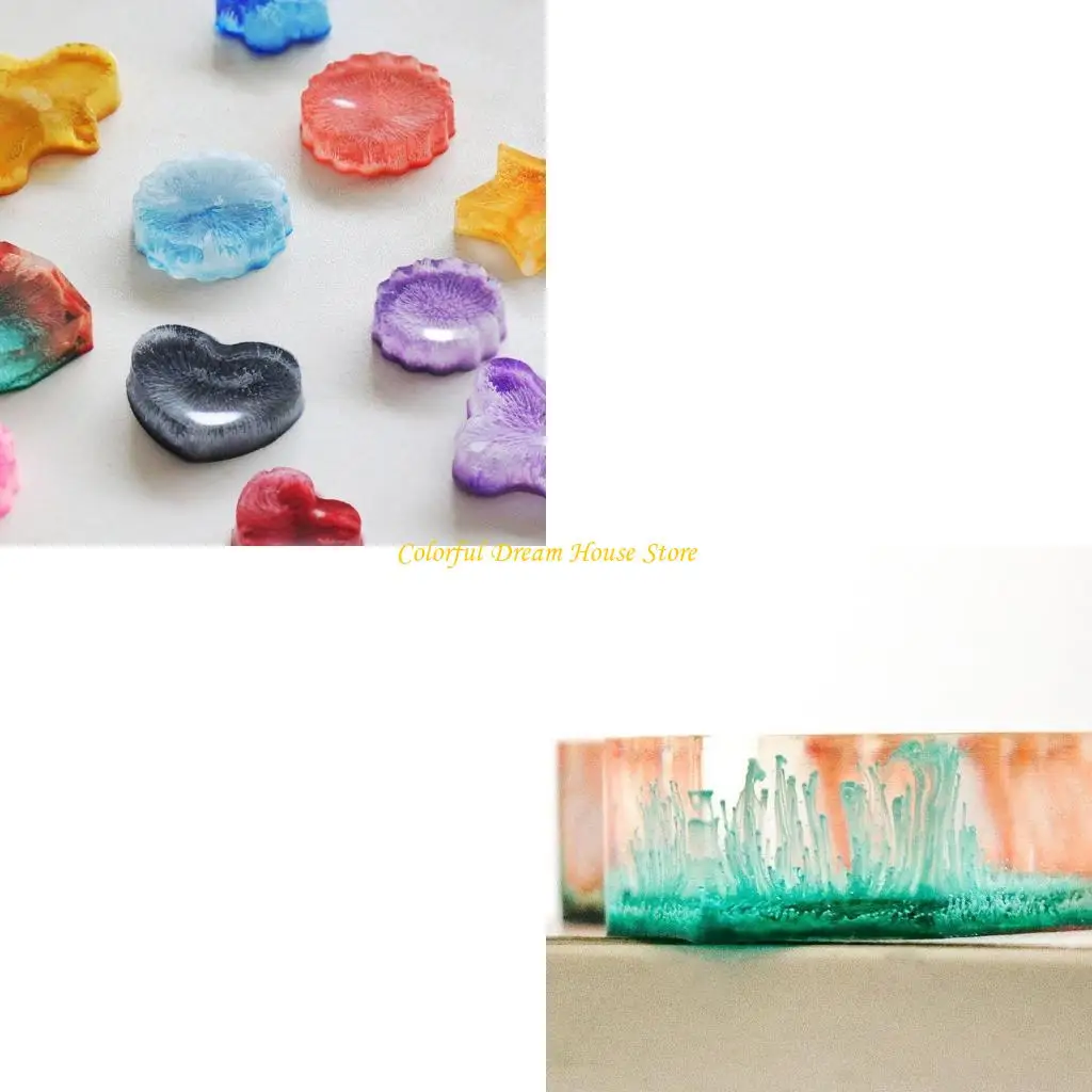 

24 Colors 10ML Art Resin Pigment Liquid Resin Colorant Dye Diffusion UV Epoxy Resin Jewelry Making
