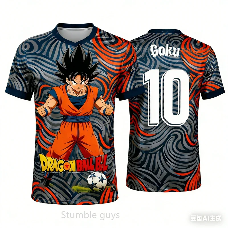 Men Dragon Ball T-shirt Boys Clothes Girls Rugby Jersey Women Super Saiyan 3 Vegeta Kids Sportswear