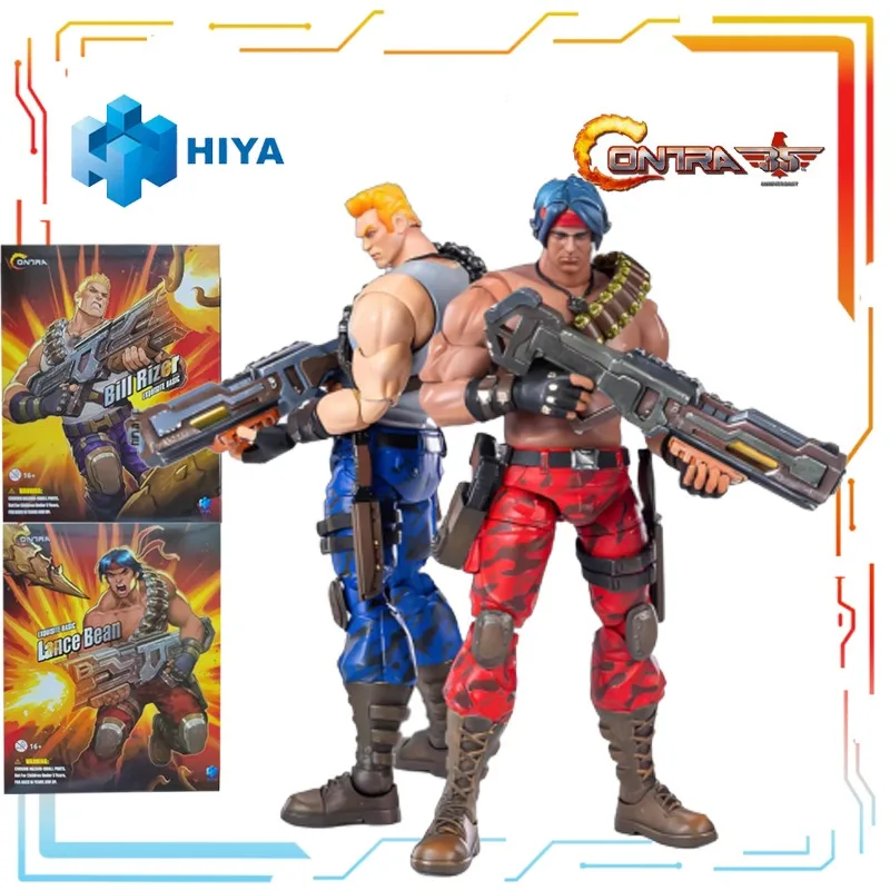 

Haiya 1/12 Finished Movable Doll Handmade Contra Garuga Action Bill Lance Anime Character Model As A Holiday Gift for Friends