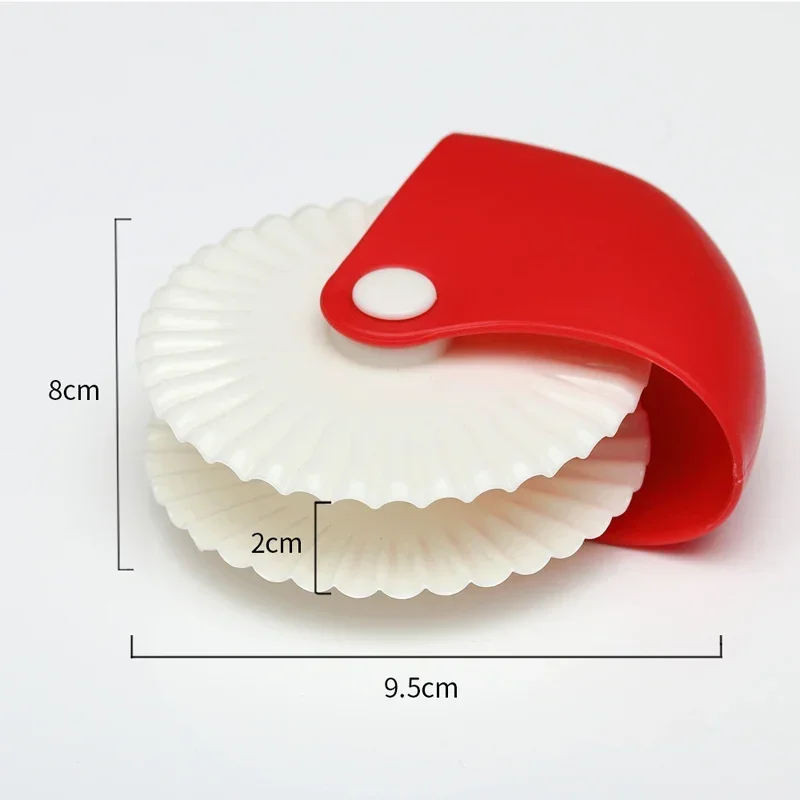 Plastic Rolling Wheel Decorator Slicer To Ensure Smooth Cutting Pastry Cutter Dough Crimper Noodle Cutter Knife For Pizza Pie