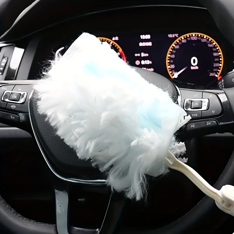 Disposable Electrostatic Duster, Non-dusty Crevice Cleaning Electrostatic Dusting Brush, Dust Sweeping Duster Desktop Cleaning