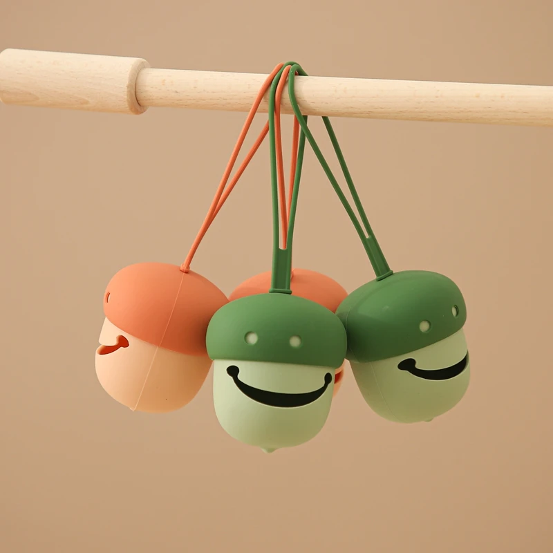 Baby Montessori Holz-Spielbogen mit Rassel-Spielzeug, Neugeborenen-Mobile, Hängende Sensorik-Spielzeuge, Faltbarer Spielbogen mit Halterung, Geschenk für Kinder – Detail 17