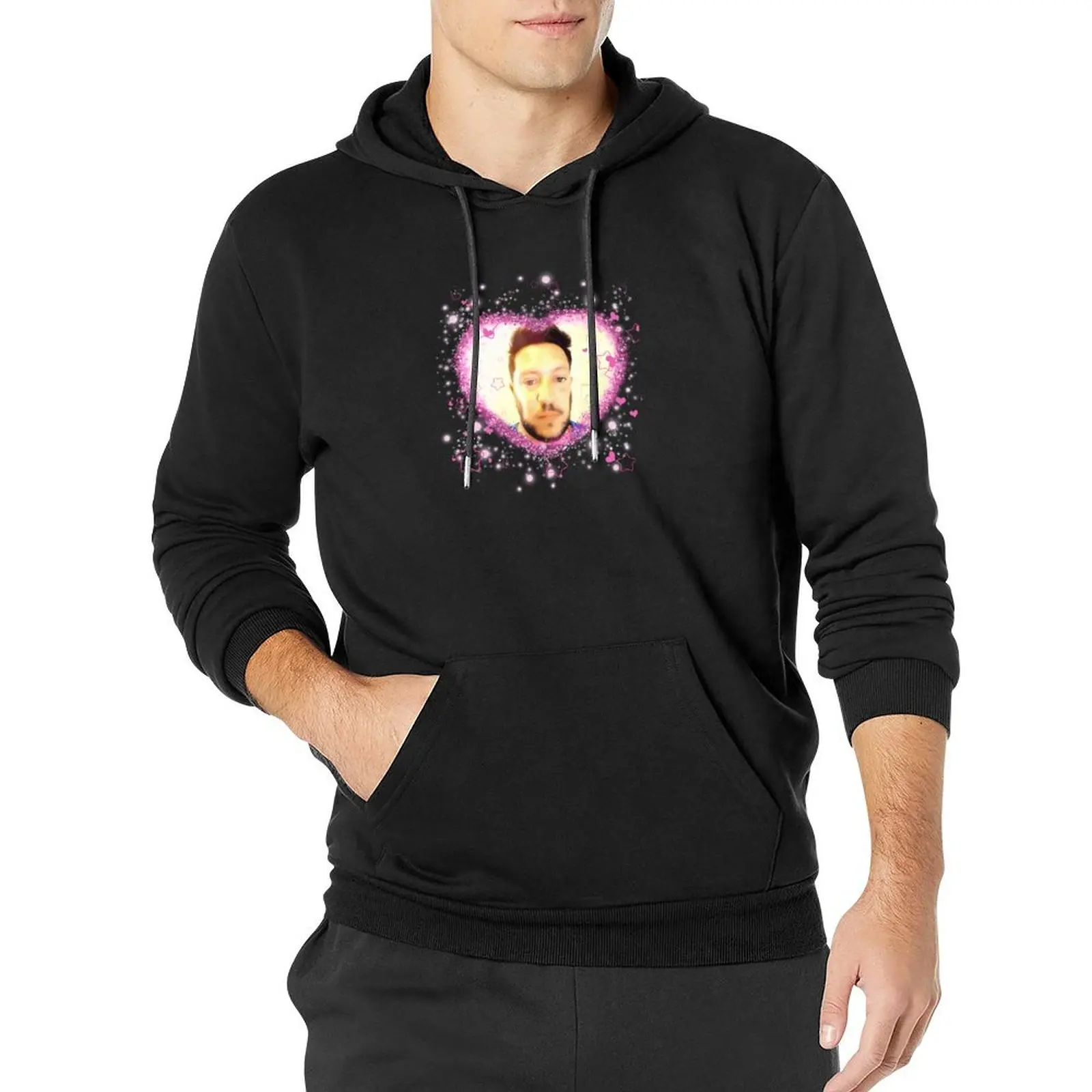 

impractical jokers sal vulcano kawaii cutesy edit meme Pullover Hoodie japanese style male clothes men hoodie