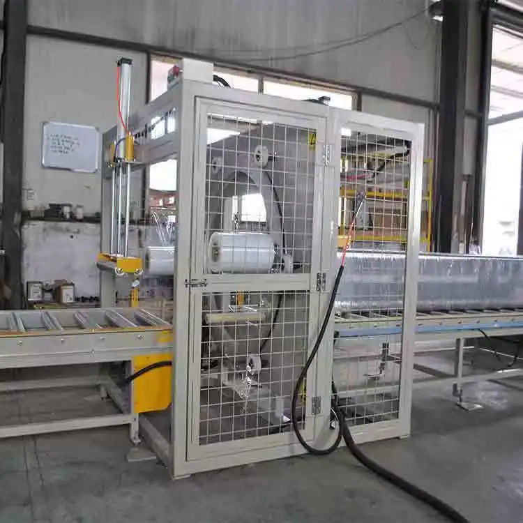 Automatic Horizontal Door Aluminium Profile Flow Film Orbital Wrapper Orbital Stretch Wrap Wrapping Machine Customize