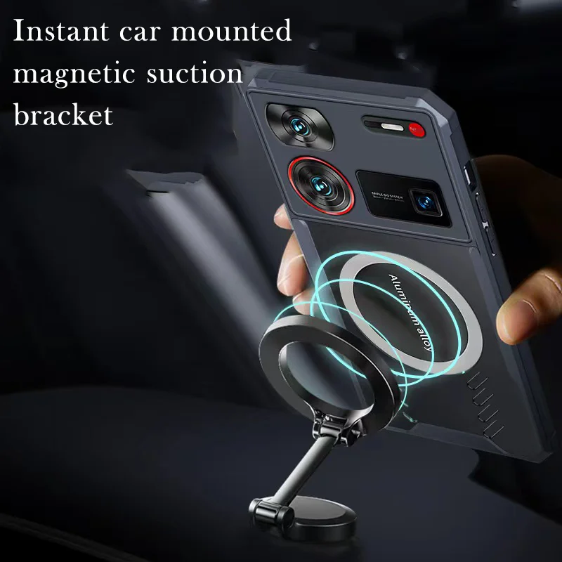 Прозрачный графеновый охлаждающий чехол для телефона для Nubia Z60S Pro Z70 Z60, ультра теплоотводящие чехлы, противоударная защитная задняя крышка