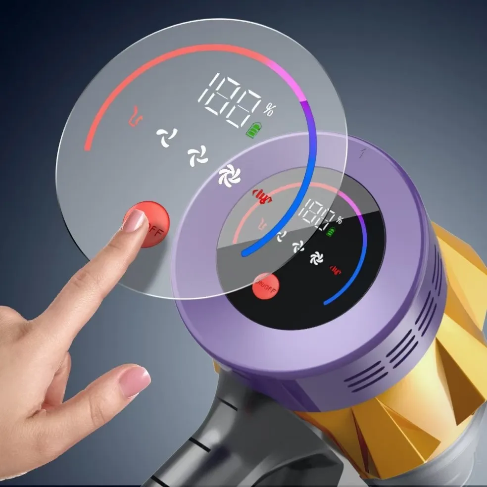 45KPA/500W Cordless Vacuum Cleaner, Stick Vac with Tangle-Resistant Design, Up to 50 Minutes, Powerful Suction, Rechargeable1.2L