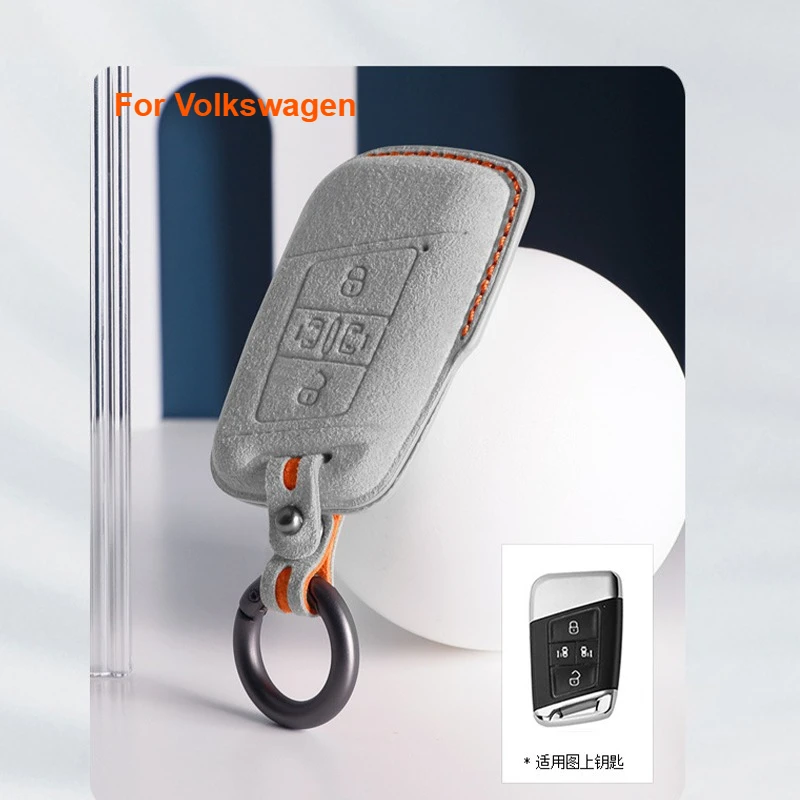 

Car Key Case Cover Shell Fob for VW Volkswagen Sagitar Magotan Viloran Talagon 4 Button Car Remote Protection Keychain