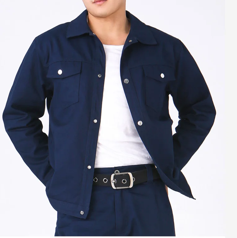 

Men's Jacket, Spring Autumn Loose Workwear Jacket, Outdoor Outwear, Casual Lapel Multi pocket Top