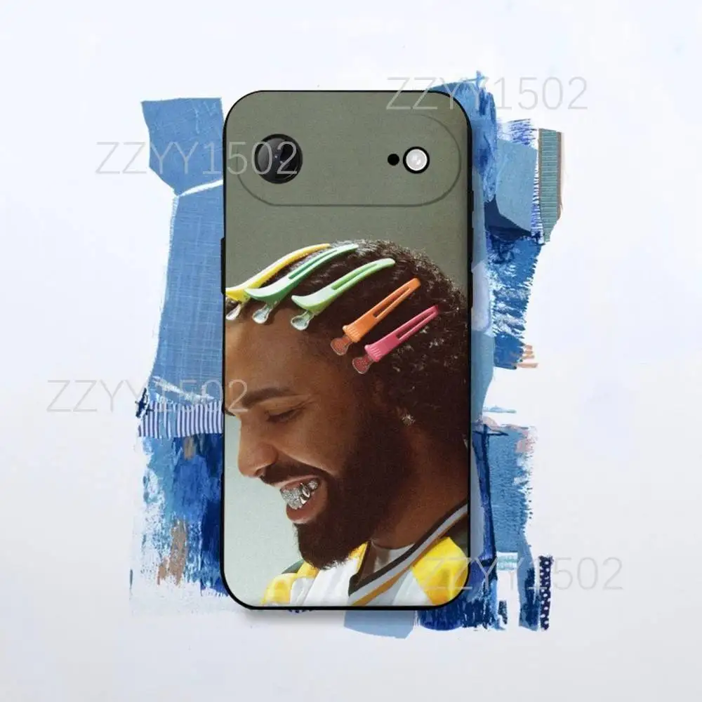 حافظة هاتف مغني الراب D-Drake بقيمة 4 دولارات أمريكية لهواتف iPhone 17,16,15,14,13,12,Pro,Max,Plus,E,SE4,Air,Mini Black Funda Shell