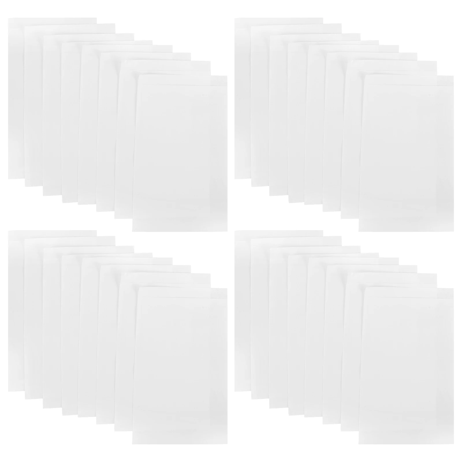 

100pcs White 21x21 Hot Dog Wrapper Oil Proof Food Bag Disposable Snack Container Takeout Paper Bags for