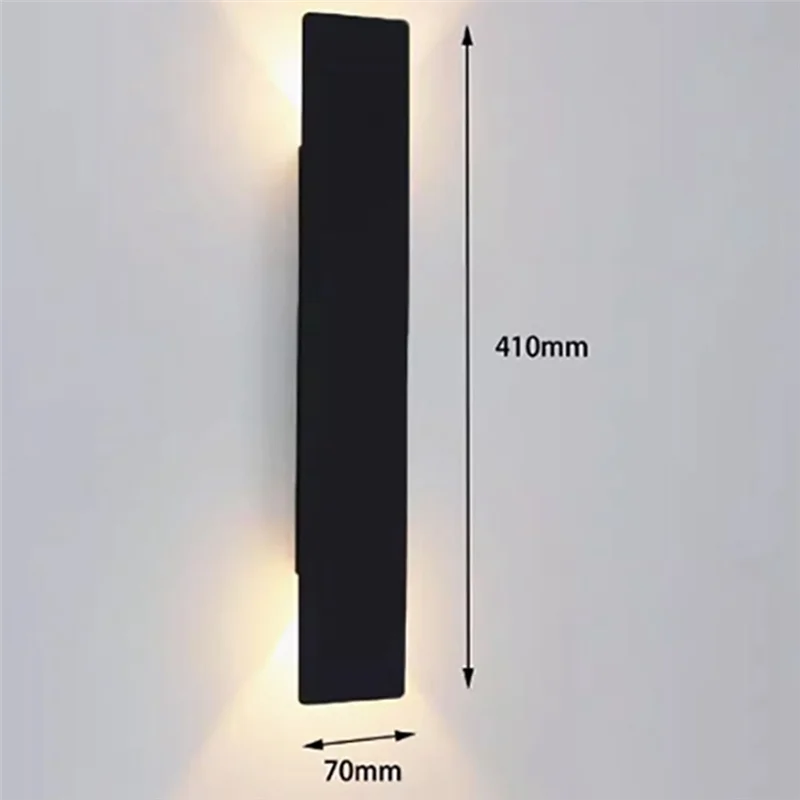 A74E-LED lámparas de pared para interiores y exteriores luces de pared arriba y abajo sala de estar dormitorio pared Scorce accesorios de iluminación de pared impermeables