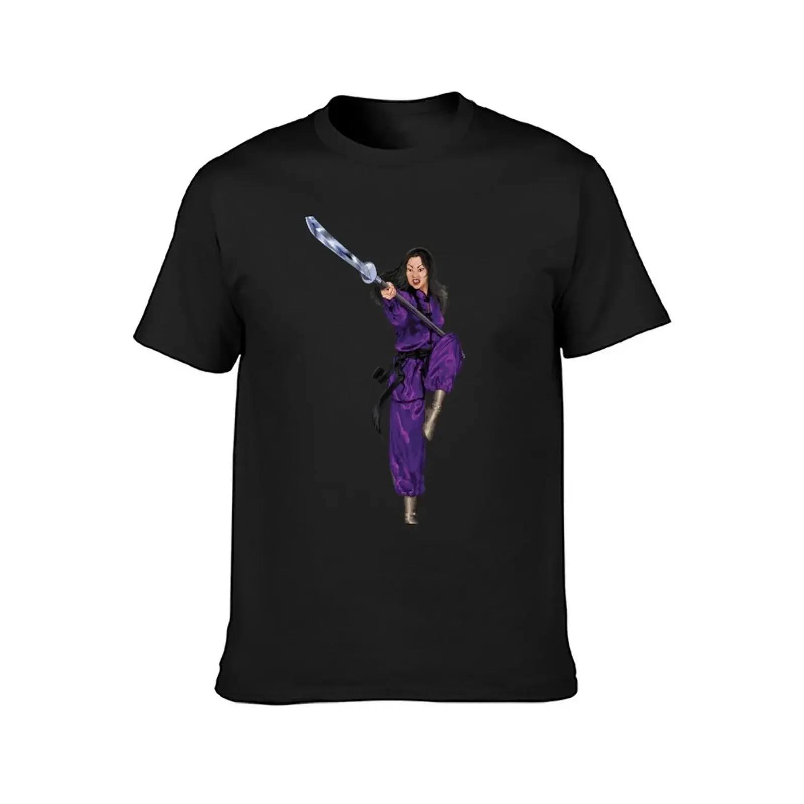 Mulan in Purple T-Shirt quick-drying tops Short sleeve tee men