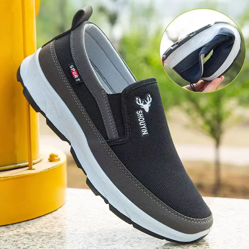 

2023 Men Casual Shoes Non-slip Sports Shoes for Men Comfortable Classic Canvas Shoes Outdoor Wear-resistant Breathable Sneakers