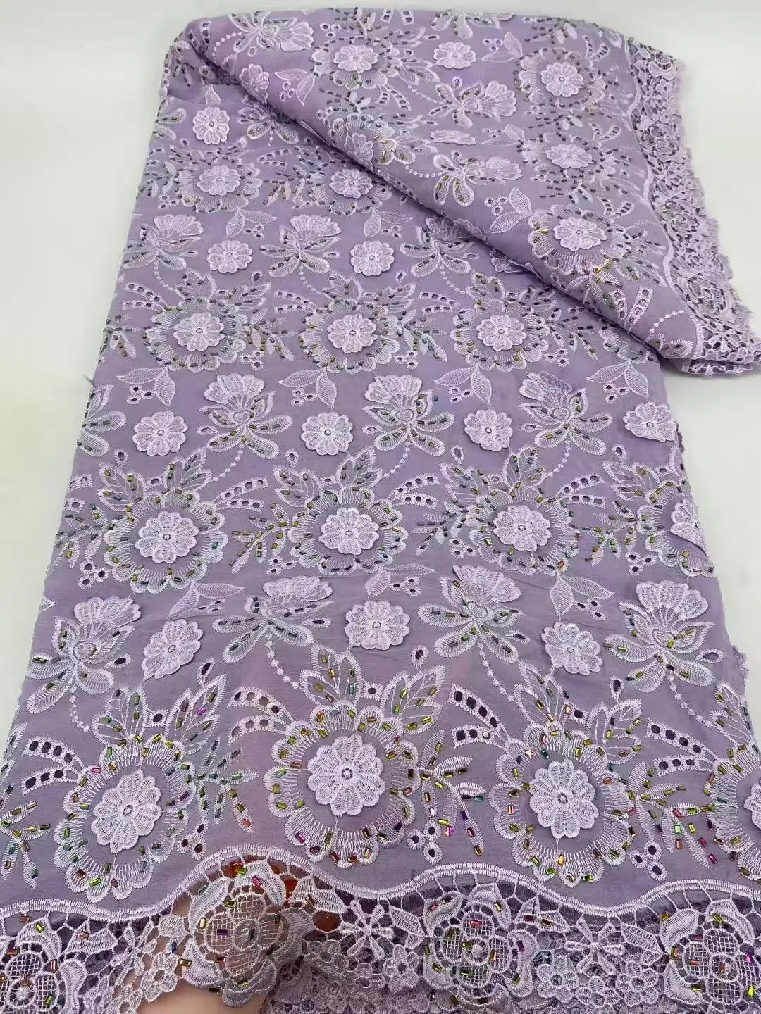 Французский гипюровый шнур, кружевная ткань с камнями, новейшая красочная африканская водорастворимая кружевная ткань для женщин, материалы для платьев