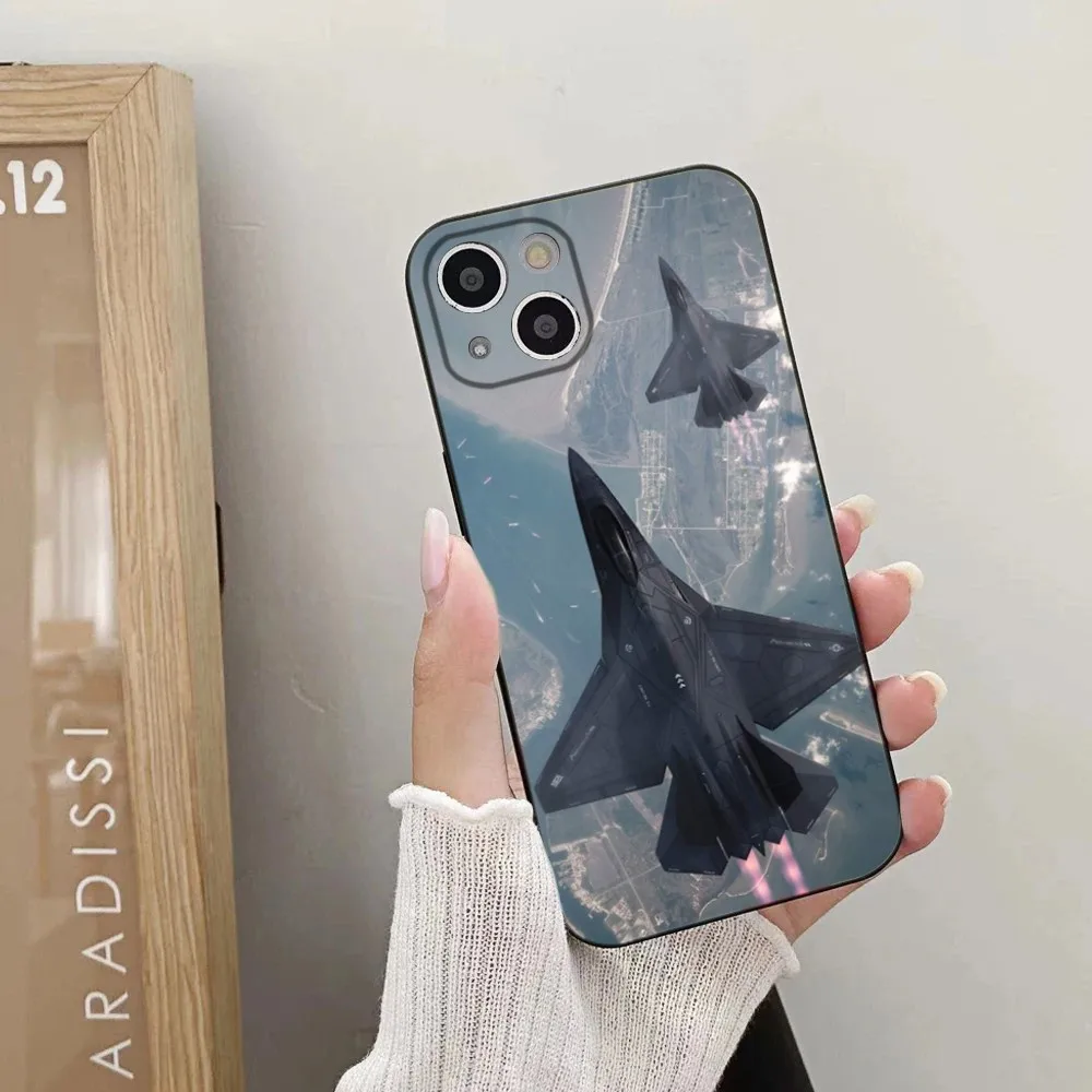 Aircraft Helicopter Airplane Pilot Fly Phone Case For iPhone 15,14,13,12,11 Plus,Pro,Max,XR,XS,X,7,8 Plus,SE,Mini Silicone Soft
