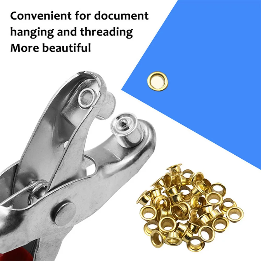 Eyelet Hole Punching Pliers Kit Shoe Holes Rivet Pliers For Punching Binding With 4mm Button 40pcs (approx.)