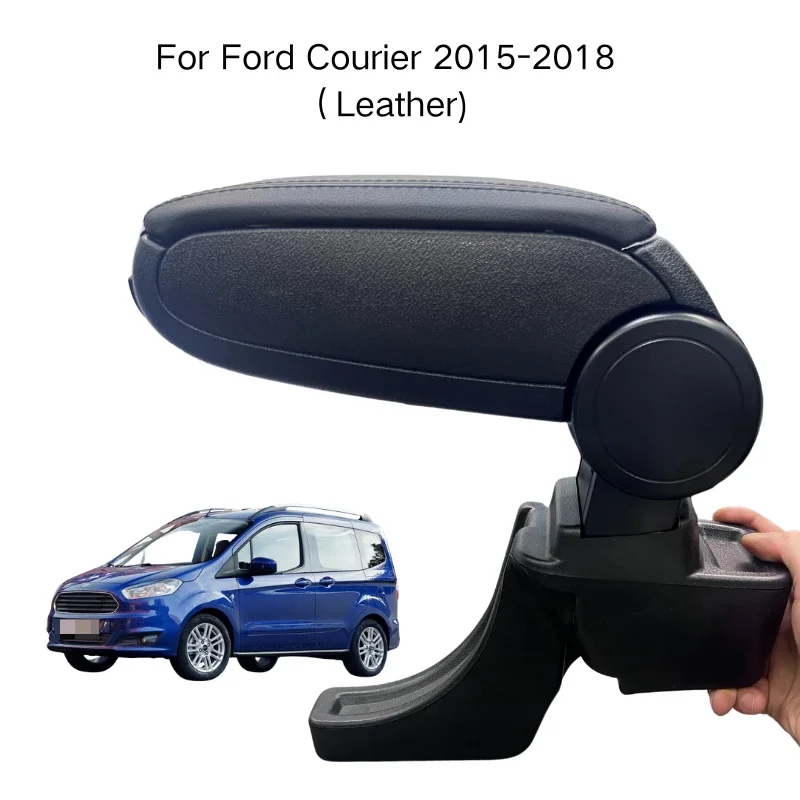 Armrest For Ford Courier 2015-2018 Leather Custom Fit Center Console Storage Box Vehicle Accessories Comfortable Driving