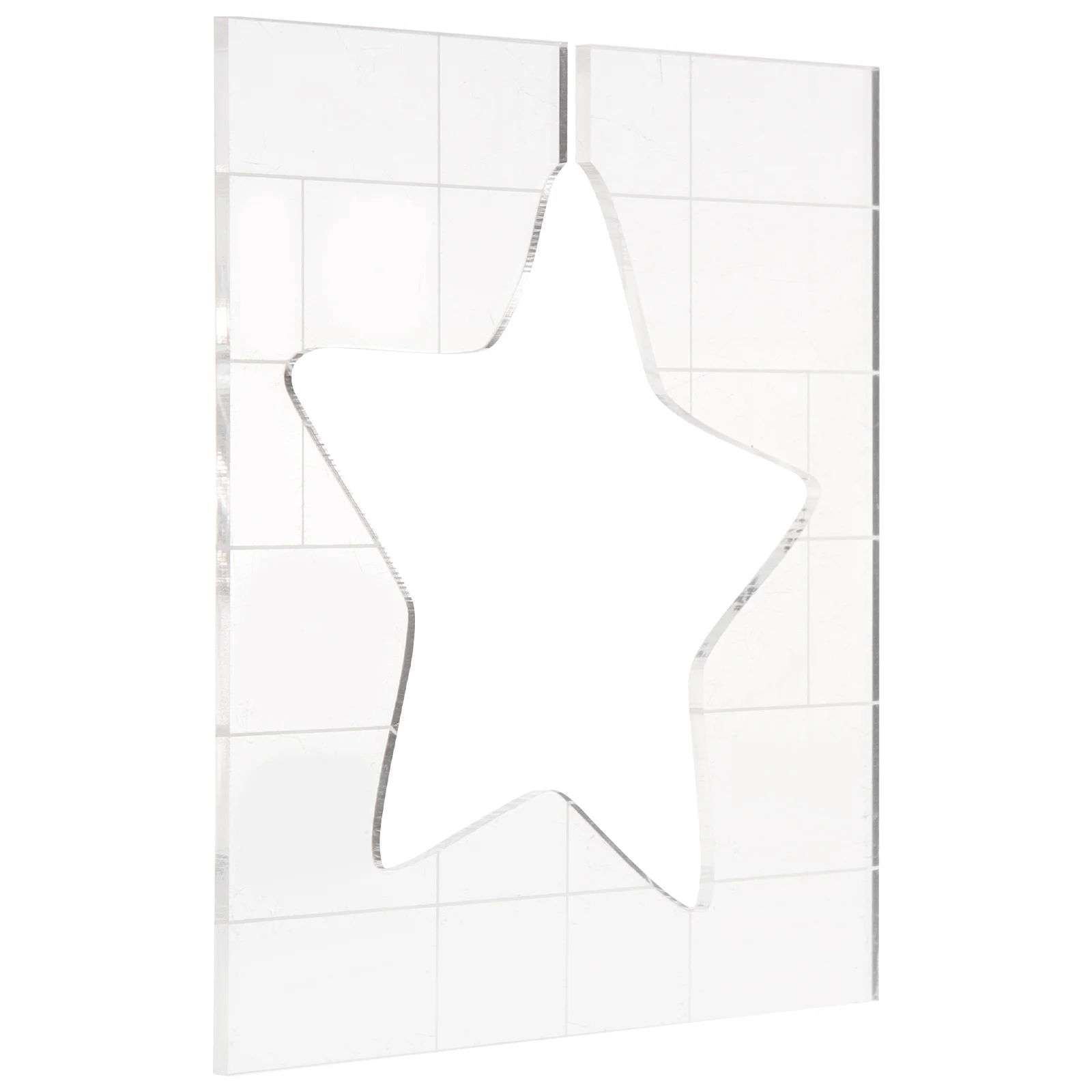 

Quilting Template Acrylic Star Pattern Sturdy DIY Sewing Embroidery Stencil Patchwork Aid Quilting Shaped Templates