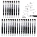 T 24Pcs Black Ink