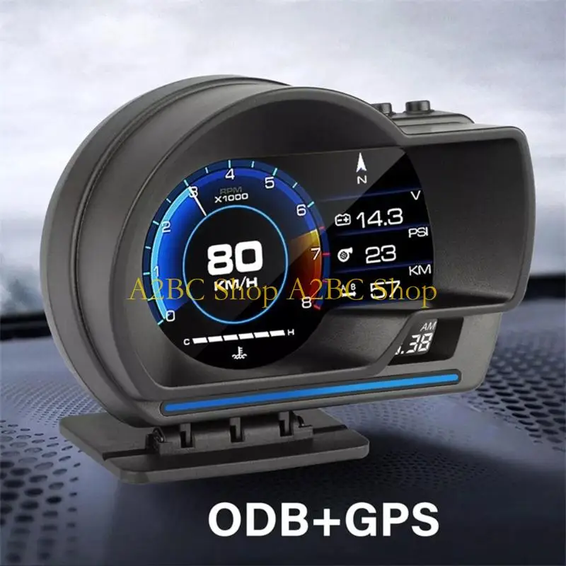 A2BC Built In Light Auto Brightness Adjust OBD2 Car Head Up Display