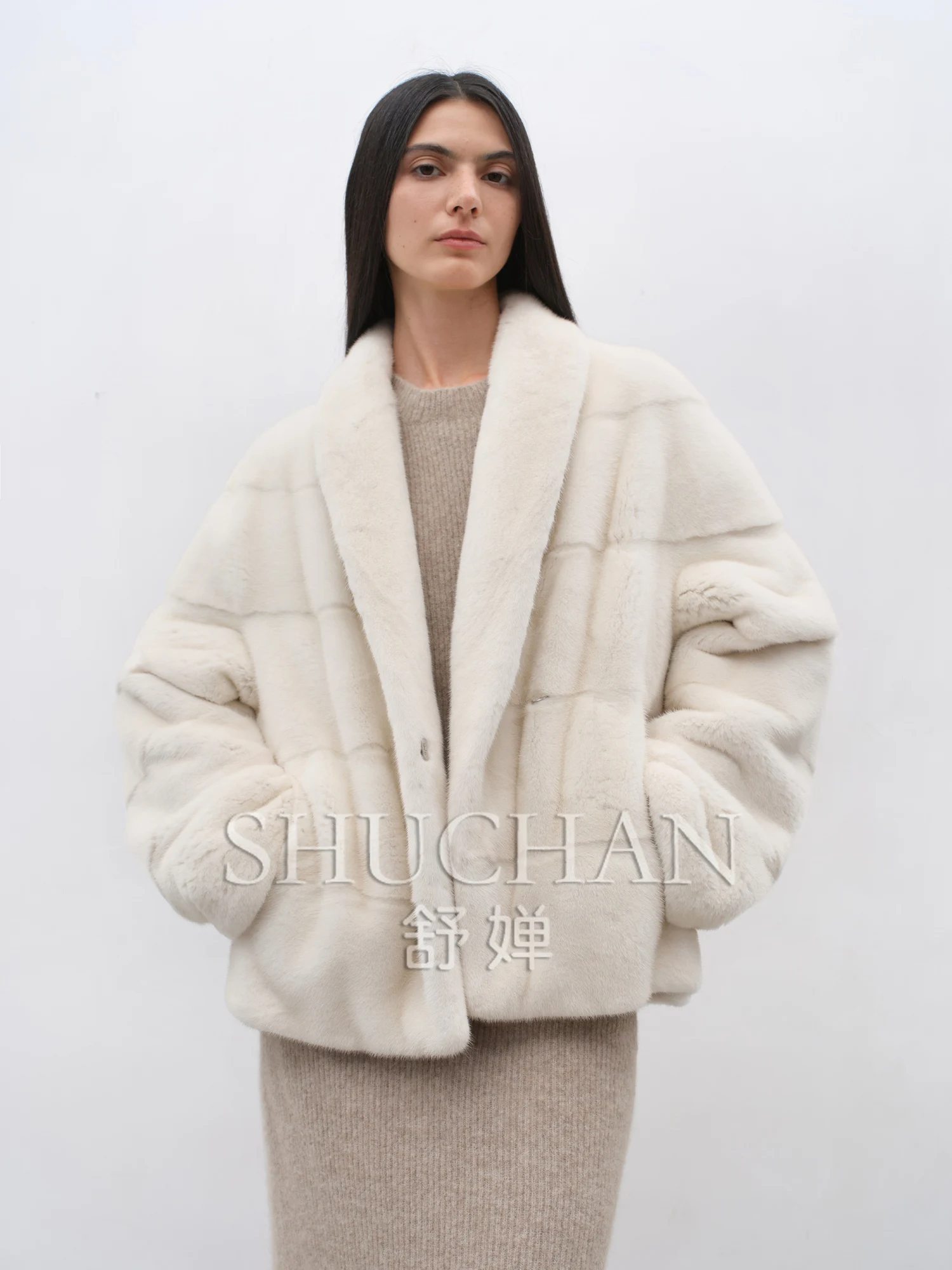 Winter 2024 New Casacos Femininos Inverno  Mink Fur  Abrigo De Piel Mujer Invierno Winter Coat Women  Fur Jacket