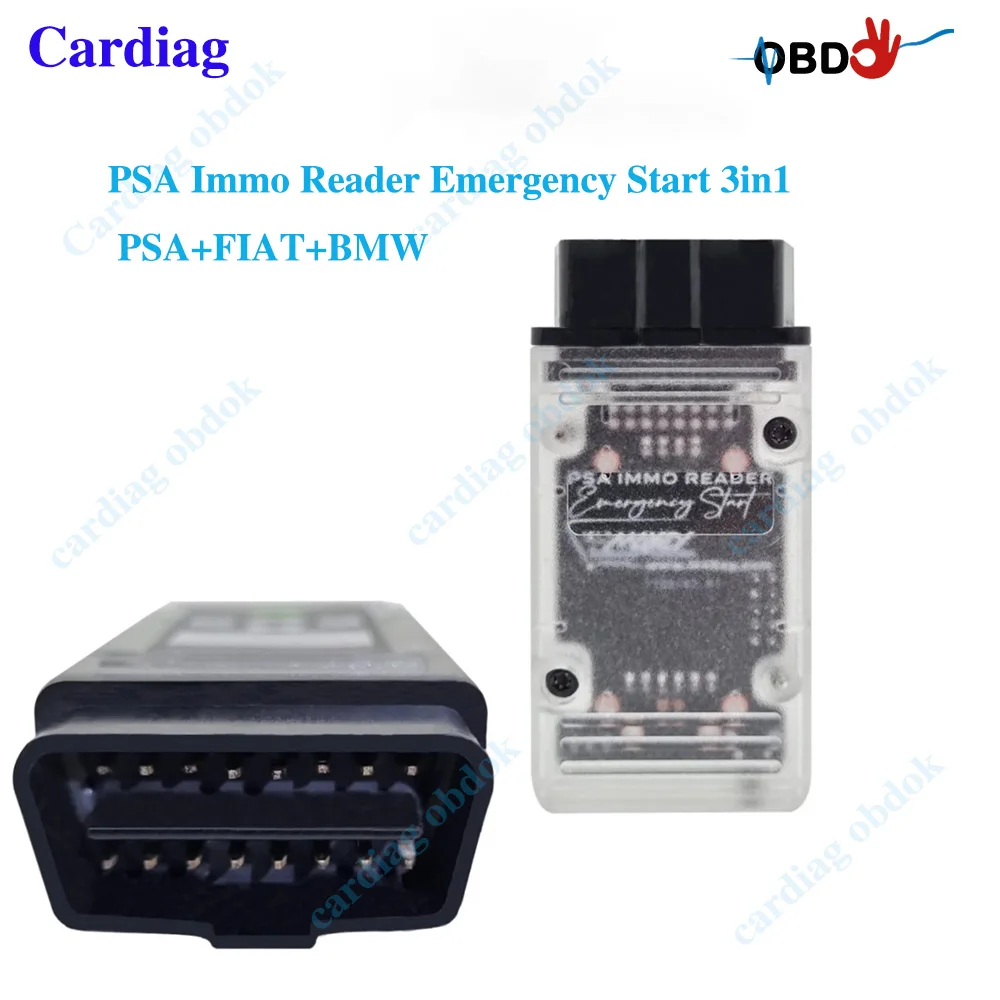 

2025 For PSA Immo Reader Emergency Start 3in1 For PSA+FIAT+BMW Diagnostic Programming Tools Reading PIN Codes