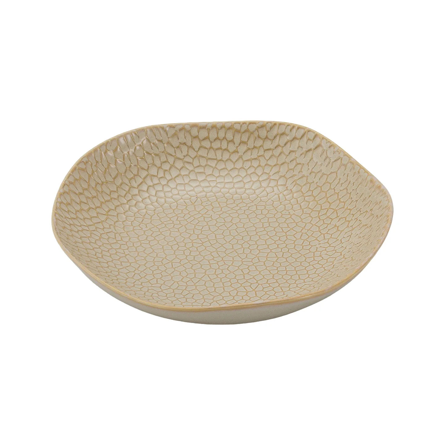 

DSA home and commercial restaurant high-end ceramic vegetable plate exquisite wood pattern soup plate tableware wholesale