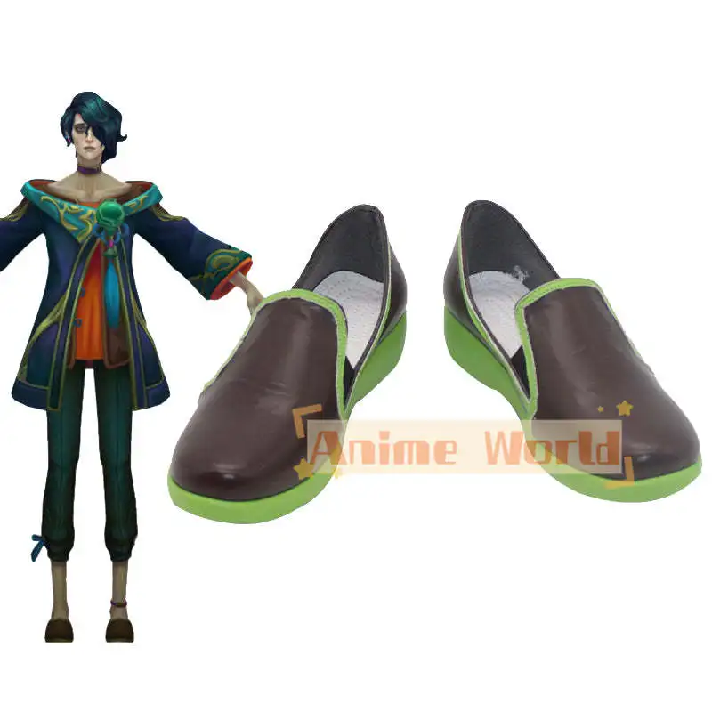 Juego Hwei Cosplay zapatos Halloween carnaval botas hechas a medida