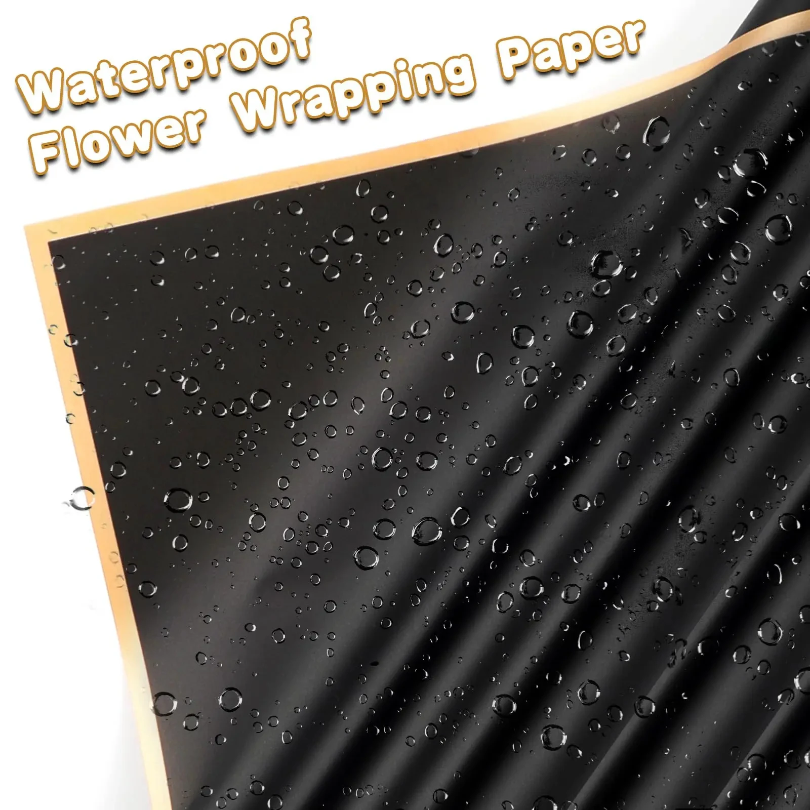 20 Blatt schwarzes Blumenverpa – Florist Supply Paper Bewertung und Preis