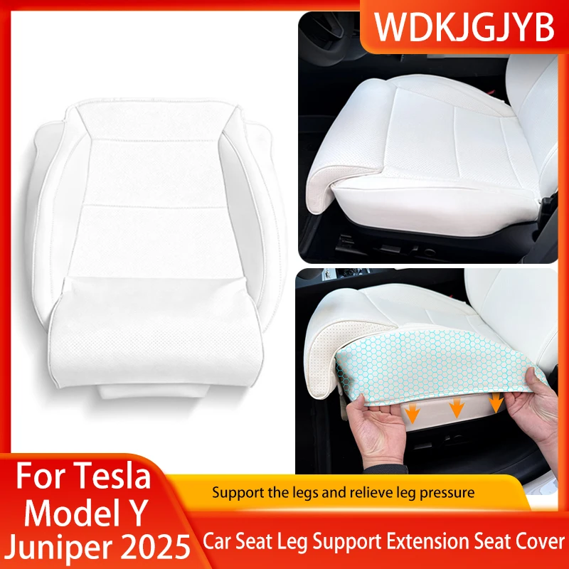 

For New Tesla Model Y Juniper2025 Leg Support Extension Seat Cover Full-Coverage Leg Support Seat Cover Car Interior Accessories