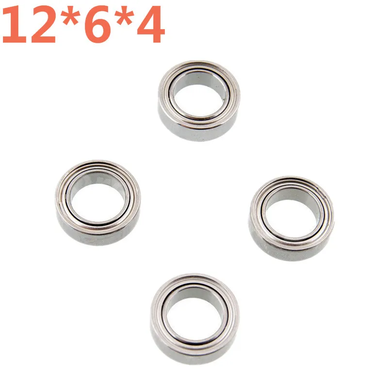 4P/Pack 98052 HSP Himoto HPI Spare Parts For 1/8 Scale Models RC Cars Rock Crawler Ball Bearings 6x12x4mm