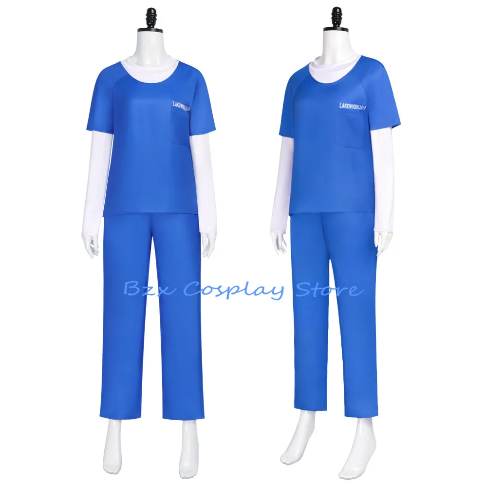 Miss Polaris Cosplay Anime X Lorna Cosplay Dane Costume Blue Uniform Suit Halloween Costume Outfit for Woman Adult