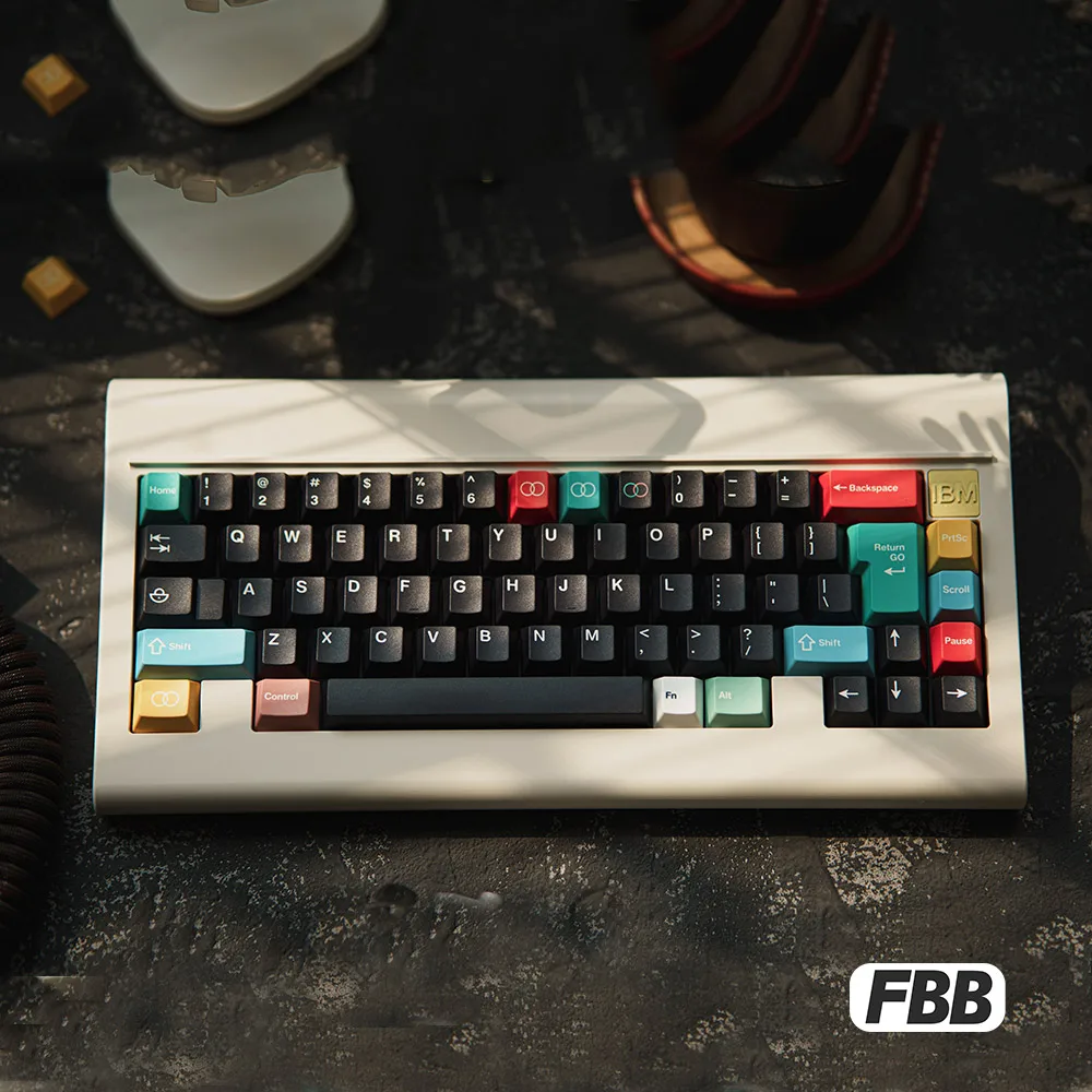 Tastiera meccanica personalizzata Keycap retrò 3000 originale 9009 sublimazione PBT nera fai da te