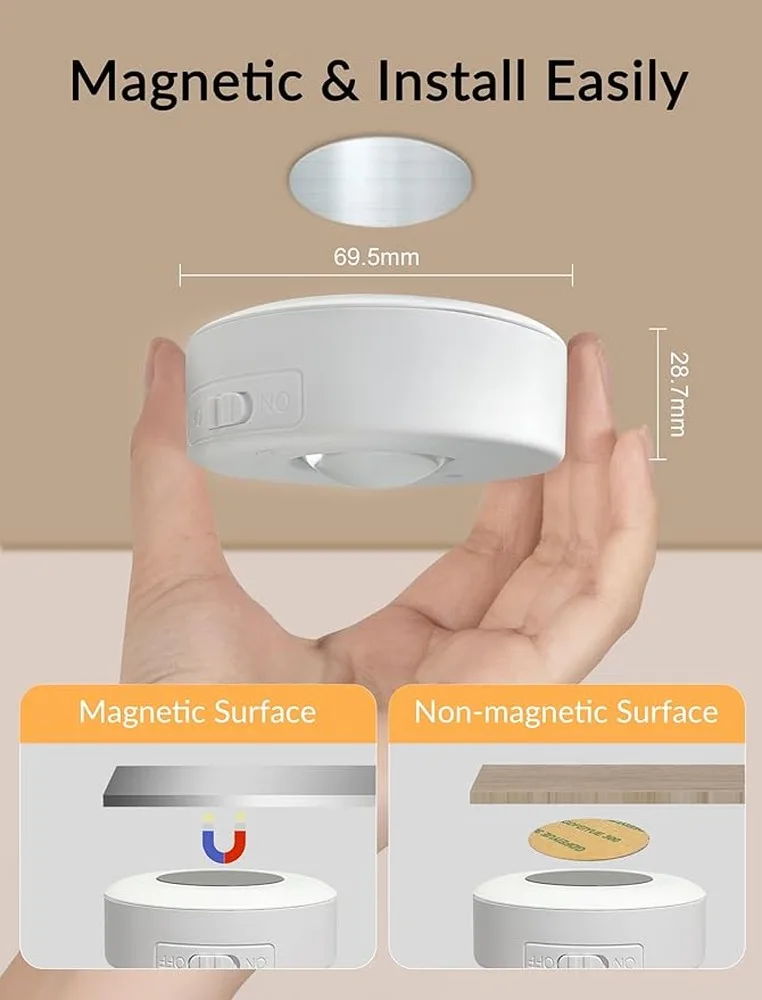 Wine Cabinet Light Rechargeable Battery Magnetic Mount Remote Control Rgb Ice Ball Lens