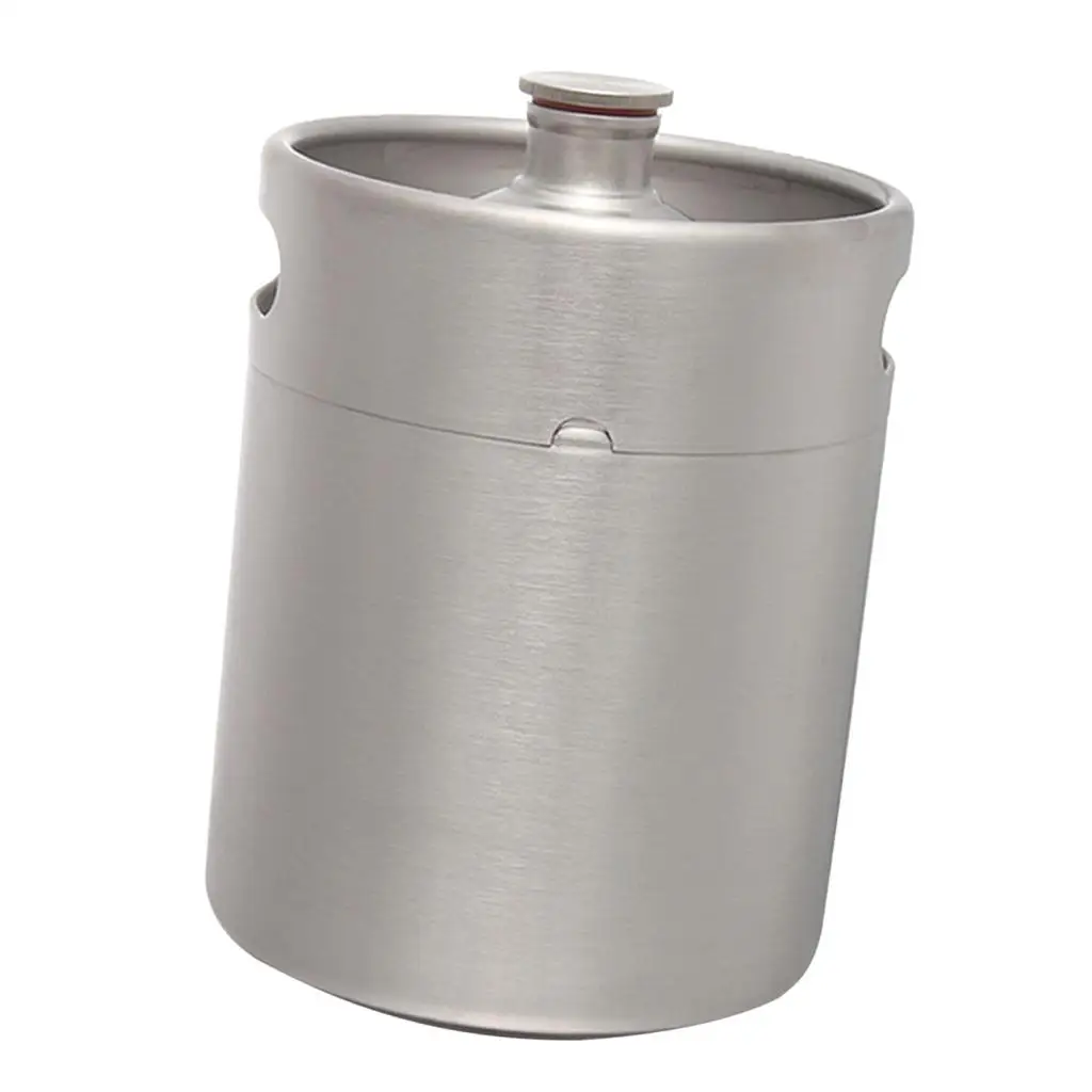

Stainless Steel Mini Keg Portable Beer Growler Craft Beer Barrel Beer Kegging