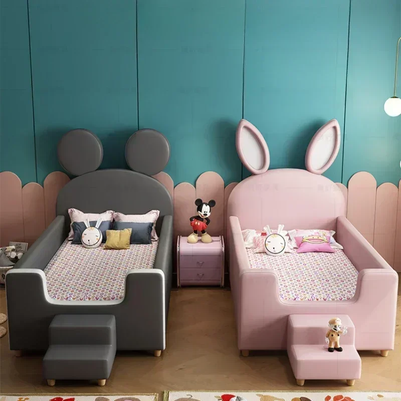 Cute Design House Children's Bed Kids White Black Modern Loft Children Beds Boys Girls Lit Cabane Enfant Furniture For Bedroom