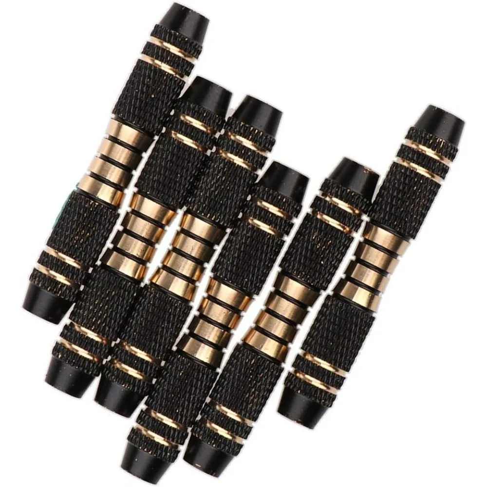 6pcs 16g Copper Dart Shaft Replacement, Fit, Compatible with Soft and Hard Tip Darts, Dart Accessories