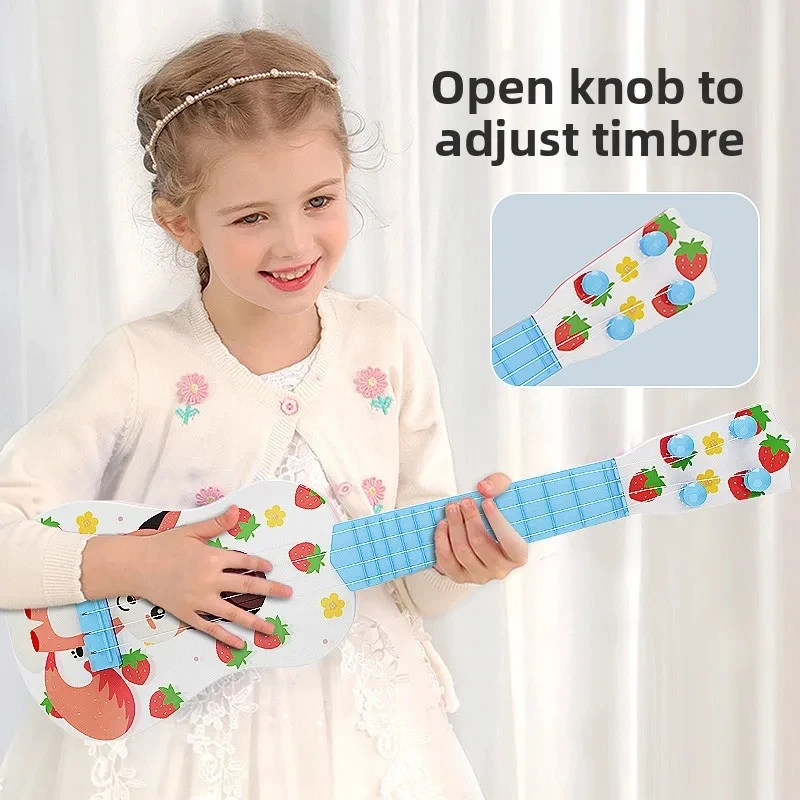 Beginners Mini Guitar Instrument Can Play Children Simulated Guitar Toys Music for Boys and Girls Best Birthday Gift for Kids