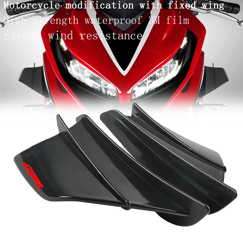 

Подходит для CB650R CB1000 CB1000R CBR1100 CBR600RR CBR900RR CBR 600RR/1000RR мотоцикла Winglet аэродинамический комплект крыльев спойлер