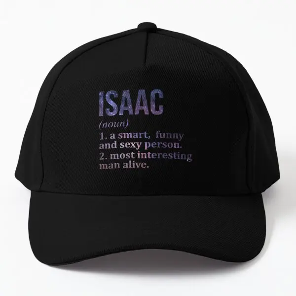 Isaac Name Definition  Baseball Cap Hat Sport Spring  Black Women Printed Casual Sun Outdoor Snapback Mens Solid Color Fish