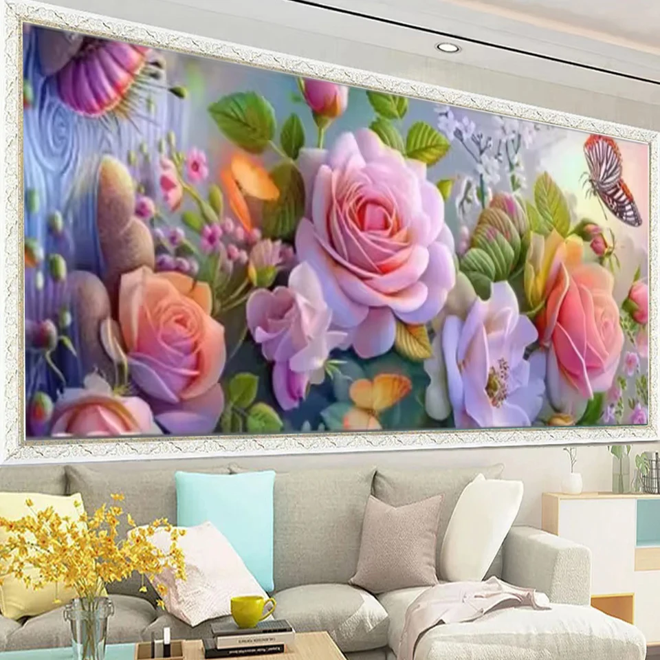 

Алмазная живопись Искусство DIY Фэнтези Цветы Алмазная мозаика 5D Полный квадратный/круглый горный хрусталь Вышивка крестиком Мозаика ручной работы Домашний декор